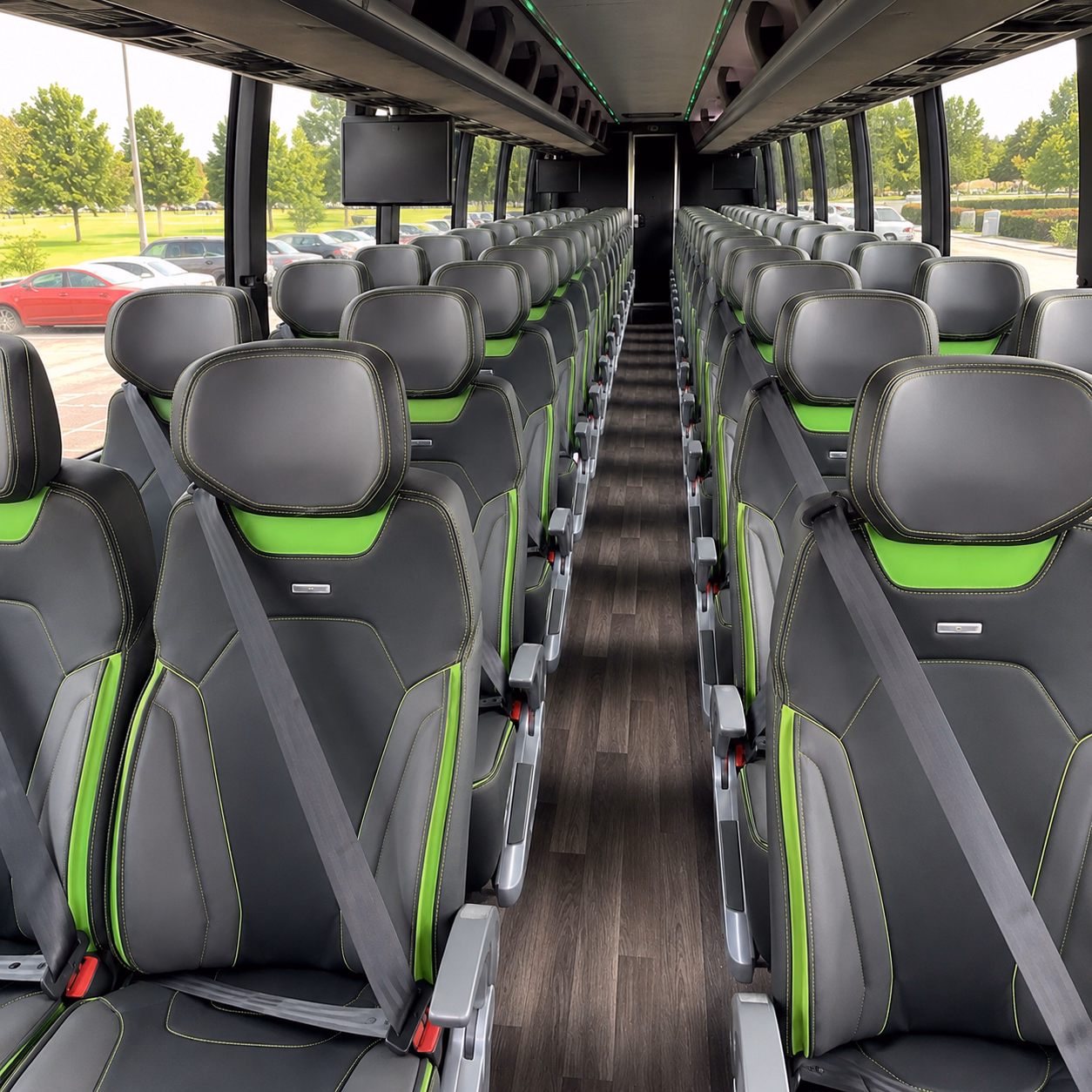 warner robins concert transportation onboard seating
