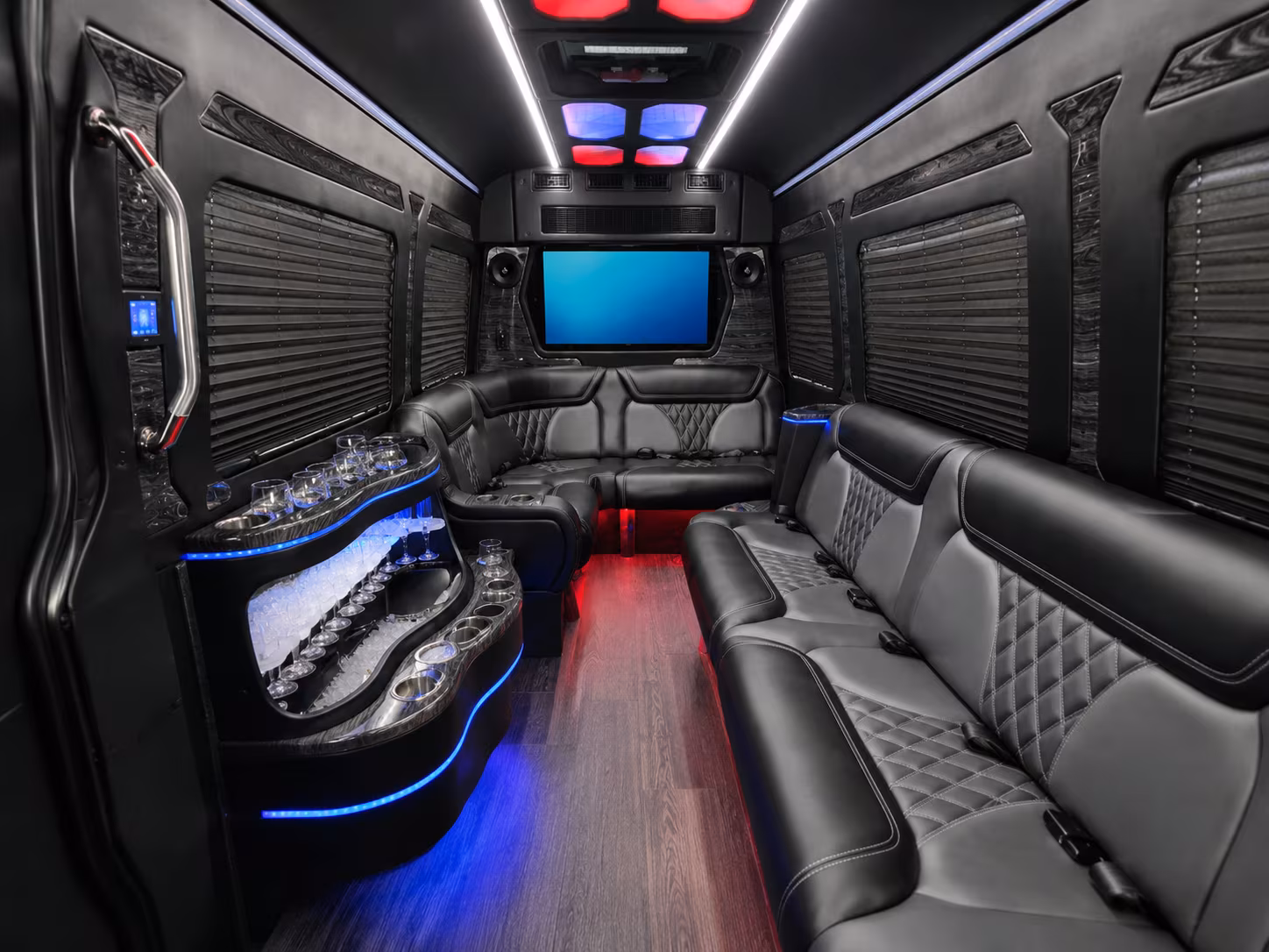 warner robins private event transportation onboard seating